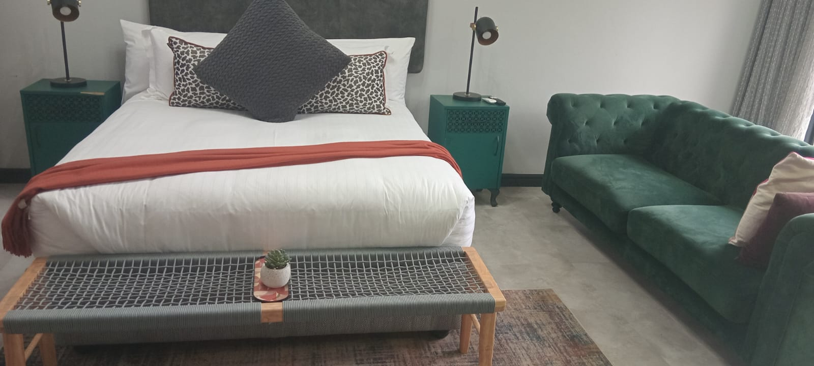 Standard Suite bedroom at 57 on Montagu